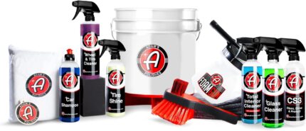 Adam's Arsenal Builder Car Cleaning Kit (16 Item) - Our Best Value Car Detailing Kit | Foam Gun, Car Soap, Wheel & Tire Cleaner, Total Interior Cleaner, Glass Cleaner, Tire Shine, CS3 & More