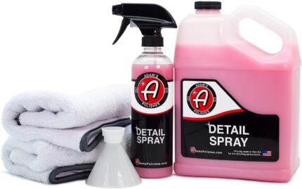 Adam's Polishes Detail Spray - Quick Waterless Detailer Spray For Car Detailing | Polisher Clay Bar & Car Wax Boosting Tech | Add Shine Gloss Depth Paint | Car Wash Kit & Dust Remover (Collection)