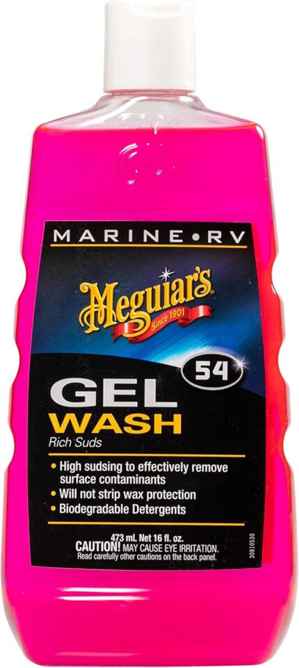 Meguiar's M5416 Marine/RV Gel Wash - 16 Oz Bottle