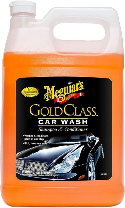 Meguiar's Gold Class Car Wash, Car Wash Foam for Car Cleaning - 1 Gallon Container