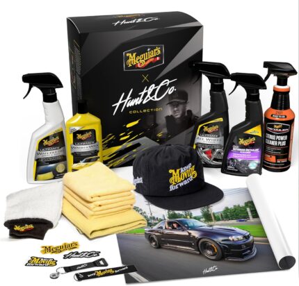 Meguiar's - TJ Hunt & Co Collection and TJ Hunt Kit, The Perfect Detailing Kit to Clean and Protect Interior and Exterior Surfaces, with Limited Hunt & Co Gear and Microfiber Accessories