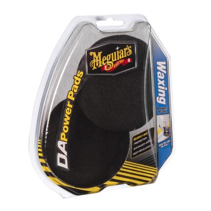 Meguiar’s 4” DA Waxing Power Pads G3509 – Car Pad Waxing Kit Includes 2 Foam Pads for Evenly Applying Wax Protection, Intended or DA Power System Tool and your Favorite Liquid Wax or Sealant, 2 Pads
