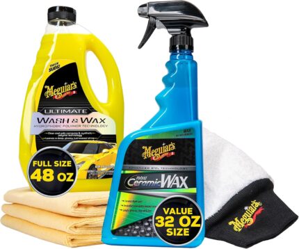 Meguiar’s G55163 Premium Wash & Hybrid Ceramic Wax Kit
