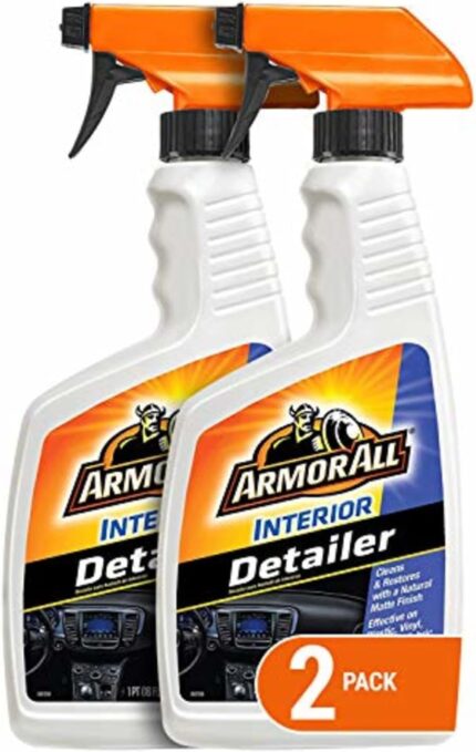 Interior Detailer by Armor All, Car Detailer Spray for Cars, Trucks and Motorcycles, 16 Fl Oz, 2 Pack
